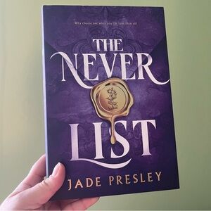The Never List by Jade Presley Book